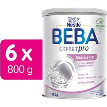 BEBA Sensitive mliečna výživa pri zažívacích problémoch 6× 800 g (8445290663184)