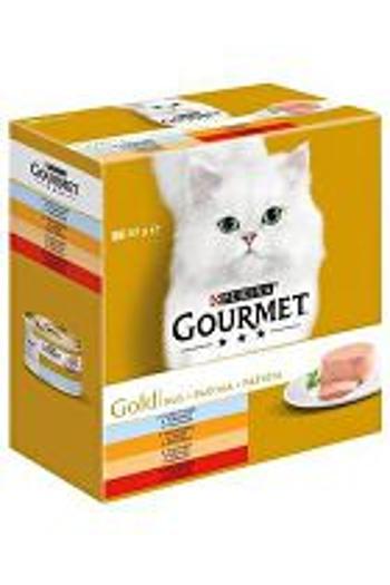 Gourmet Gold Mltp cons. cat patties 8x85g + Množstevná zľava