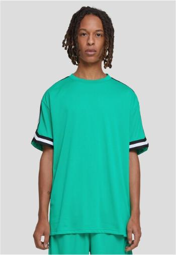 Urban Classics Oversized Stripes Mesh Tee ferngreen - L