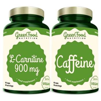 GreenFood Nutrition L-Carnitine 900 mg 60 cps +Caffeine 60 cps (8594193928149)