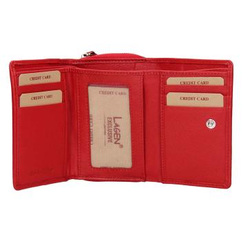 Lagen Dámska peňaženka kožená BLC/4230 Červená