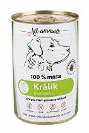 Všetky zvieratá DOG králik mletý 400g + Množstevná zľava