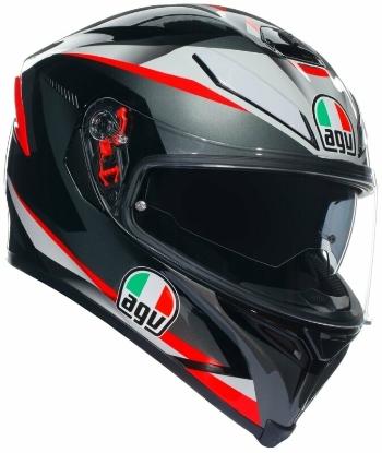 AGV K-5 S Plasma Black/Grey/Red M/L Prilba