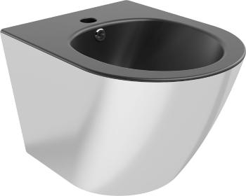 MEXEN - Lena bidet závesný, čierna mat/strieborná 35224874