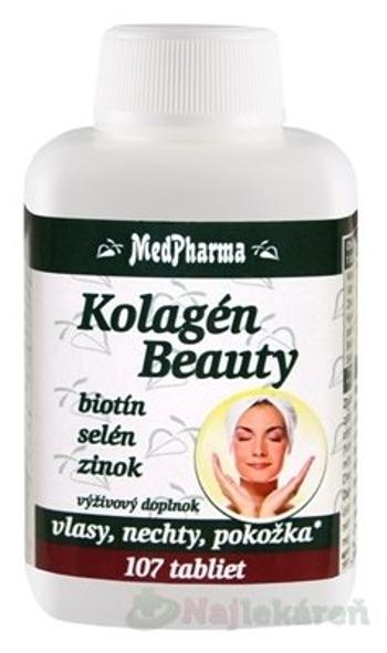 MedPharma Kolagén Beauty – biotín, selén, zinok tbl 1x107 ks