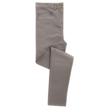 Premier Workwear Dámske džínsy Chino Performance - Oceľová | L/31