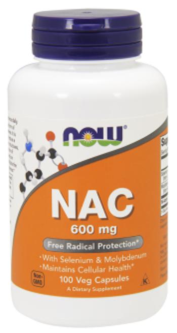 Now Foods NAC Ochrana proti voľným radikálom 600mg 100 kapsúl