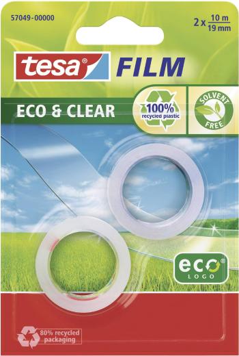 Tesafilm®Eco&Clear 10 m x 19 mm 2 PC