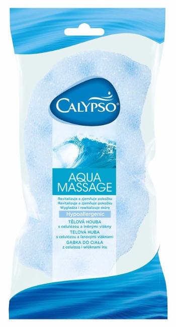 Calypso Aqua Massage viskózní koupelová houba - sprchový gél