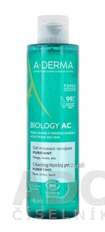 A-DERMA BIOLOGY AC Čistiaci penivý gél na pleť so sklonom k akné 1x200 ml