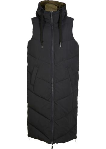 Obojstranná prešívaná vesta z recyklovaného polyesteru s kapucňou