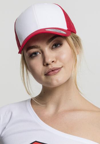 Urban Classics Retro Trucker Colored Front red/wht/red - UNI