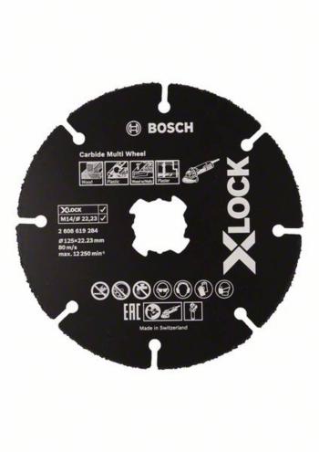 Bosch Accessories  2608619284 rezný kotúč rovný 1 ks 125 mm  1 ks