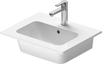 Duravit ME by Starck - Nábytkové umývadlo 530x430 mm, s WonderGliss, biela