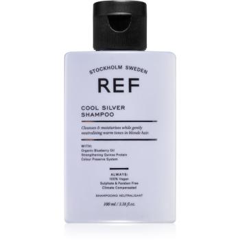 REF Cool Silver Shampoo strieborný šampón neutralizujúci žlté tóny 100 ml