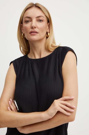 Blúzka Max Mara Leisure dámska, čierna farba, jednofarebná, 2426946037600