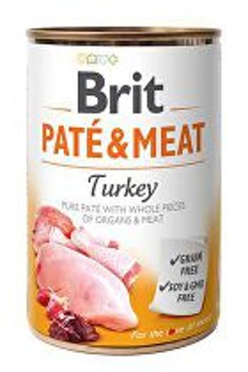 Brit Dog Cons Paté & Meat Turkey 400g + Množstevná zľava 4 + 1 zadarmo