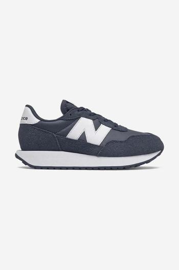 Detské tenisky New Balance GS237NV1 tmavomodrá farba