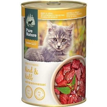 Pure Nature Cat Junior konzerva Hovädzie a Teľacie 400 g (RD-PNCJ00400BV-5806-CS)