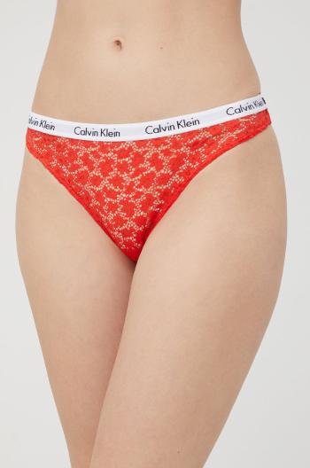 Nohavičky Calvin Klein Underwear červená farba,