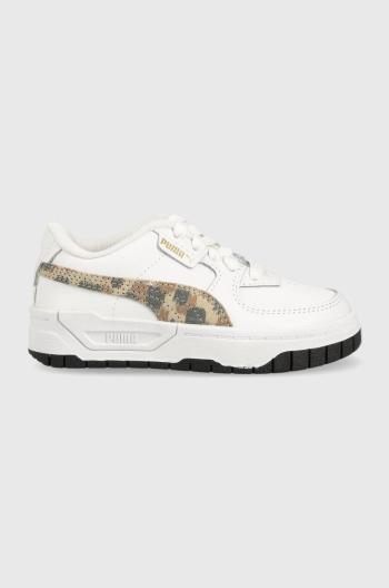 Detské tenisky Puma Cali Dream Animal Print PS biela farba