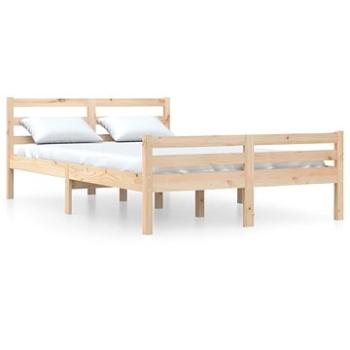 Rám postele masívne drevo 140 × 200 cm, 814819