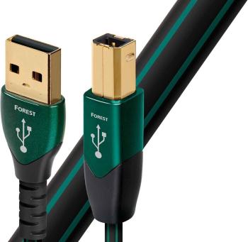 AudioQuest Forest 1,5 m Čierna-Zelená Hi-Fi USB kábel