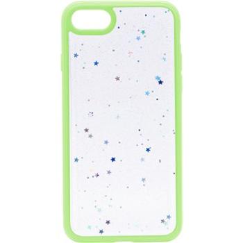 iWill Clear Glitter Star Phone Case pre iPhone 7 Green (DIP888-24)