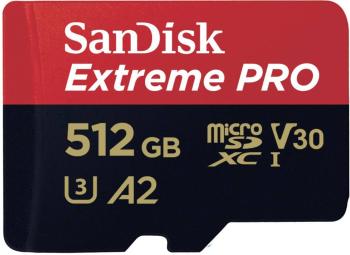 SanDisk Extreme Pro™ pamäťová karta micro SDXC 512 GB Class 10, UHS-I, UHS-Class 3, v30 Video Speed Class výkonnostný št