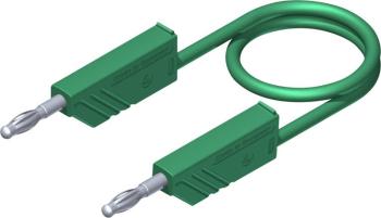 SKS Hirschmann CO MLN 150/2,5 merací kábel [lamelový zástrčka 4 mm - lamelový zástrčka 4 mm] 1.50 m zelená 1 ks
