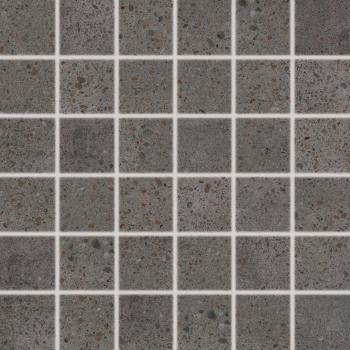 Mozaika Rako Piazzetta čierna 30x30 cm mat DDM06789.1