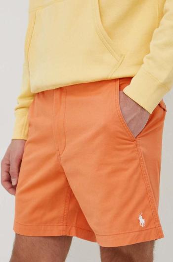 Šortky Polo Ralph Lauren pánske, oranžová farba