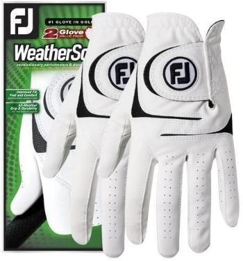 Footjoy Weathersof MLH White 2-Pk S