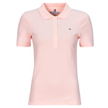 Tommy Hilfiger  1985 SLIM PIQUE POLO SS  Polokošele s krátkym rukávom Ružová