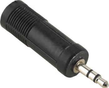 Hama 00043375  jack audio adaptér [1x jack zástrčka 3,5 mm - 1x jack zásuvka 6,35 mm] čierna