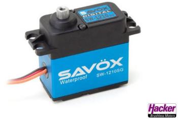Savöx štandardné servo SW-1210SG digitálne servo Materiál prevodovky: oceľ Zásuvný systém: JR