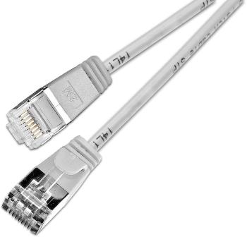 Slim Wirewin PKW-LIGHT-STP-K6 3.0 RJ45 sieťové káble, prepojovacie káble CAT 6 U/FTP 3.00 m sivá  1 ks