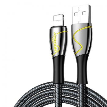 Joyroom Fast Charging kábel USB / Lightning 2.4A 2m, čierny (S-2030K6)