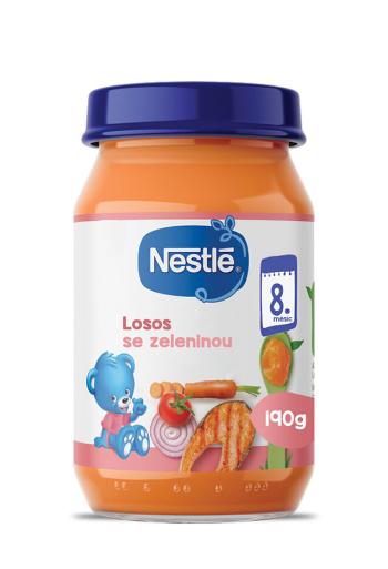 NESTLÉ Detský príkrm zelenina s lososom 190 g, 8+