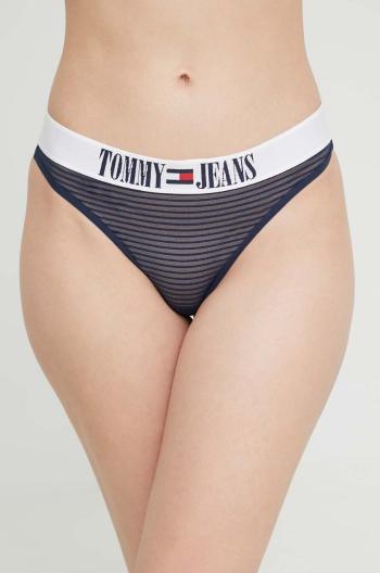 Tangá Tommy Jeans tmavomodrá farba