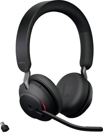 Jabra Evolve2 65 MS headset s Bluetooth, USB-C bezdrôtový cez uši čierna