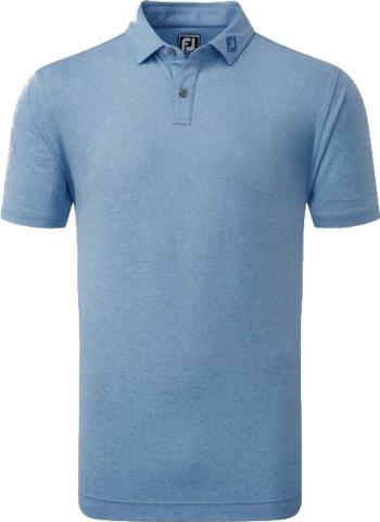 Footjoy Heather Self Collar Mens Polo Shirt Cobalt S Kobalt 2XL