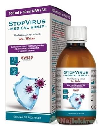 Dr. Weiss STOPVIRUS Medical sirup na prechladnutie 150ml