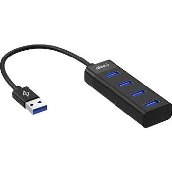 AlzaPower Core USB-A (M) na 4× USB-A (F) čierny (APW-HAC4A1B)