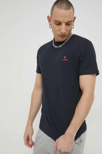 Bavlnené tričko Jack & Jones JJEJOE tmavomodrá farba, jednofarebné, 12221199