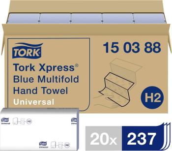 TORK 150388  papierové utierky, skladané  modrá   20 ks