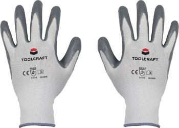 TOOLCRAFT  TO-5621502 polyamid, nitril pracovné rukavice Veľkosť rukavíc: 9 EN 388 CAT II 1 pár