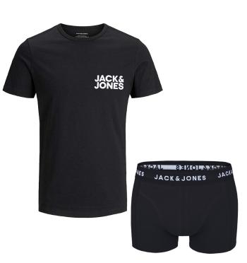 JACK & JONES - tričko a boxerky (pyžamový set) z organickej bavlny-L (88-93 cm)