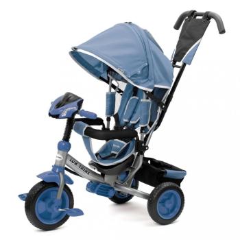 Detská trojkolka so svetlami Baby Mix Lux Trike modrá