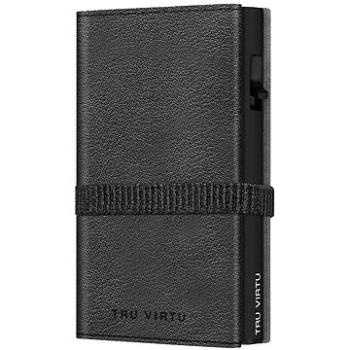 Tru Virtu peňaženka Click & Slide Strap Cross Nappa Black Black/Black (4260050241723)